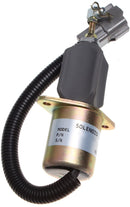 Fuel solenoid 129953-77811 1751ES-12A3UC12B1S SA-4673-S for Hyundai Excavator R60-5 Yanmar engine