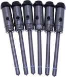 6X Fuel Injector Pencil Nozzles 4W7017 0R3421 8N7007 0R1744 for Caterpillar Cat Engine 3306 3406 3406B 3406C 3412 3408 3408B 3408C SR4 Diesel Engine Excavator 245