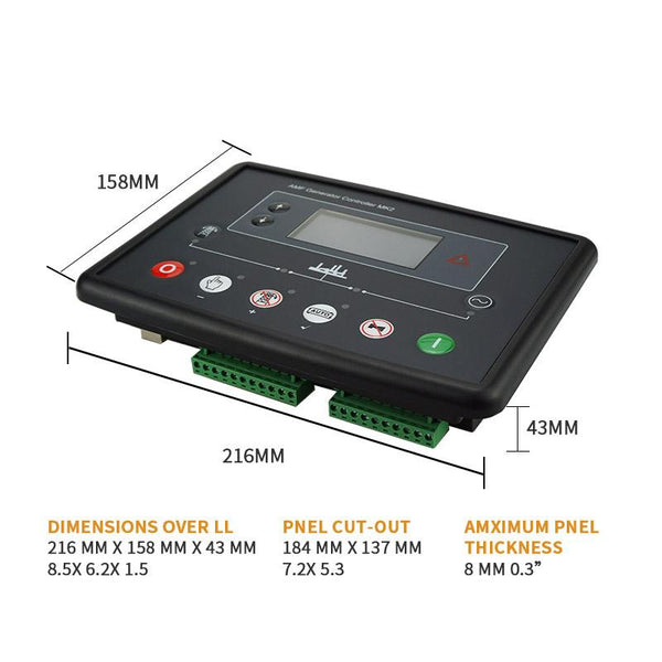 Auto Controller AMF DSE6020 Replace DSE 6020 MK2 DSE6020MK2 for Genset Generator Control