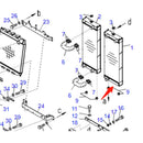 Buy Water Tank Radiator Core ASS'Y 421-03-44110 421-03-44120 for Komatsu Wheel Loader WA450-6 WA470-6 WA480-6