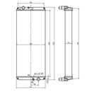 Cooling Water Radiator for Caterpillar CAT 773 Truck
