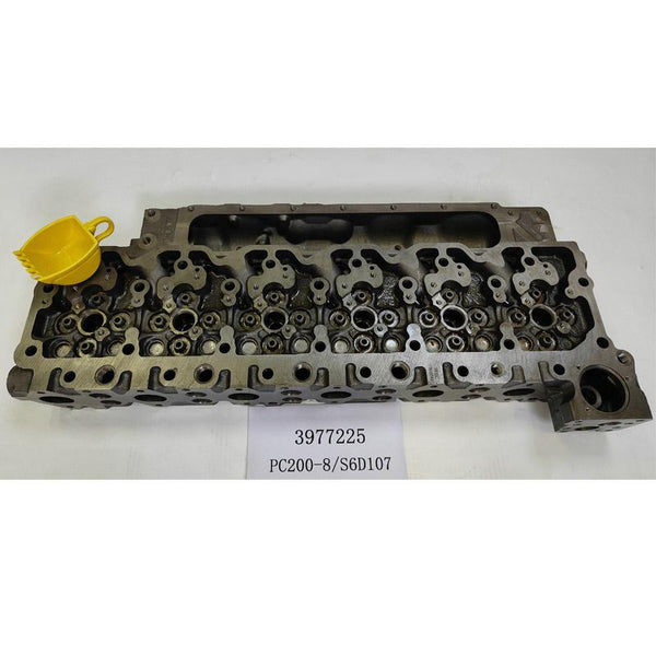 FITS KOMATSU 6D107 6D107E PC200-8 PC220-8 Cylinder Head 3977225 6754-11-1211