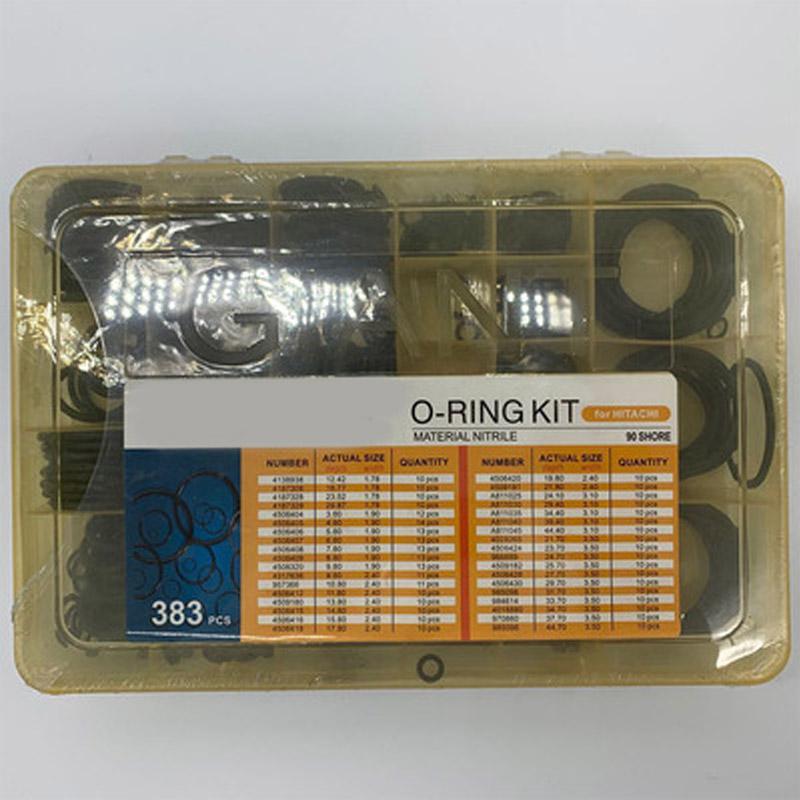 Fits Hitachi Excavators O Ring Repair Box Excavator Accessories 383pcs