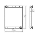 For Doosan Excavator DX300LC Hydraulic Oil Cooler
