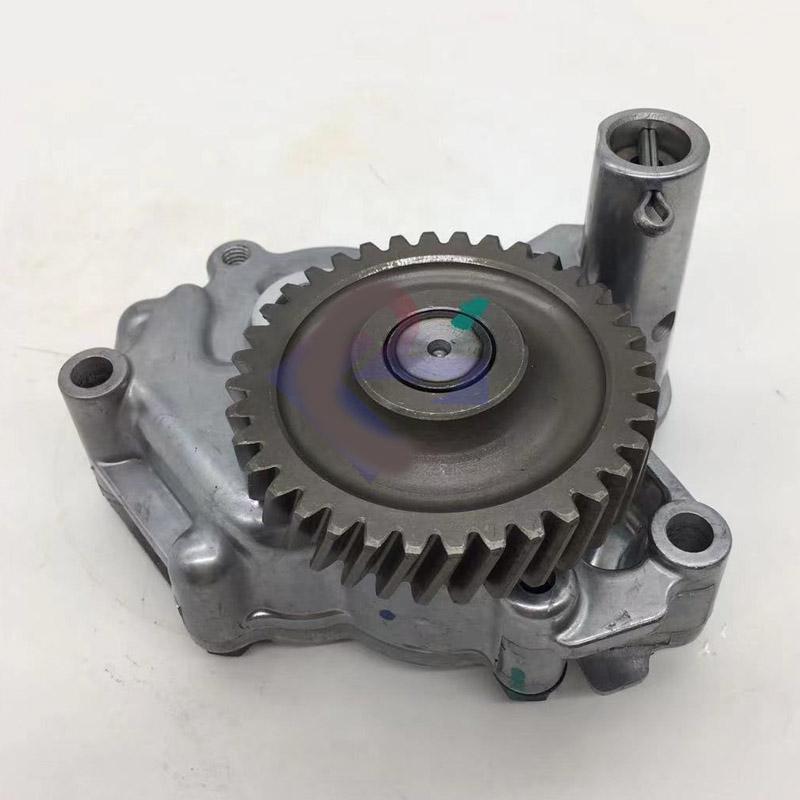 For Kato Excavator HD820 Mitsubishi Engine 6D34 6D34T Oil Pump ME014230