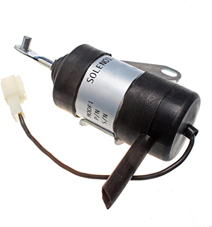 Fuel Stop Solenoid 12Volts 6670776 for Bobcat 319 320 322 323 324 418 453 463 With Kubota D722 Engine