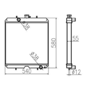  Radiator Core 184015-44501