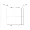 Hydraulic Oil Cooler PW53V00009P1 for Kobelco Excavator SK30SR-3 SK35SR-3
