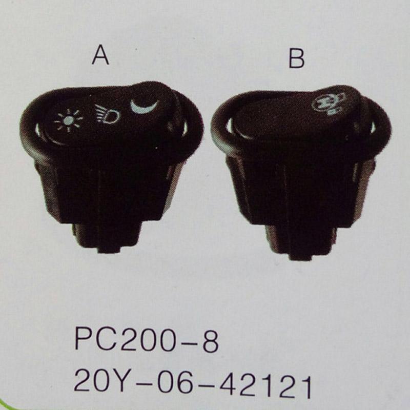 Light Switch 20Y-06-42121 A & B For Komatsu PC78US-8 PC88MR-8 PC130-8 PC200-8 PC300-8