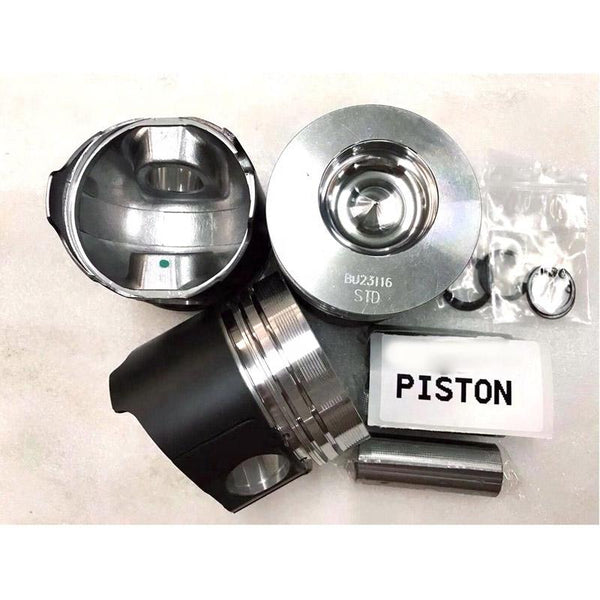 New 3 Sets STD Piston Kit With Ring 119813-22080 For Yanmar 3TNE82 Engine 82MM