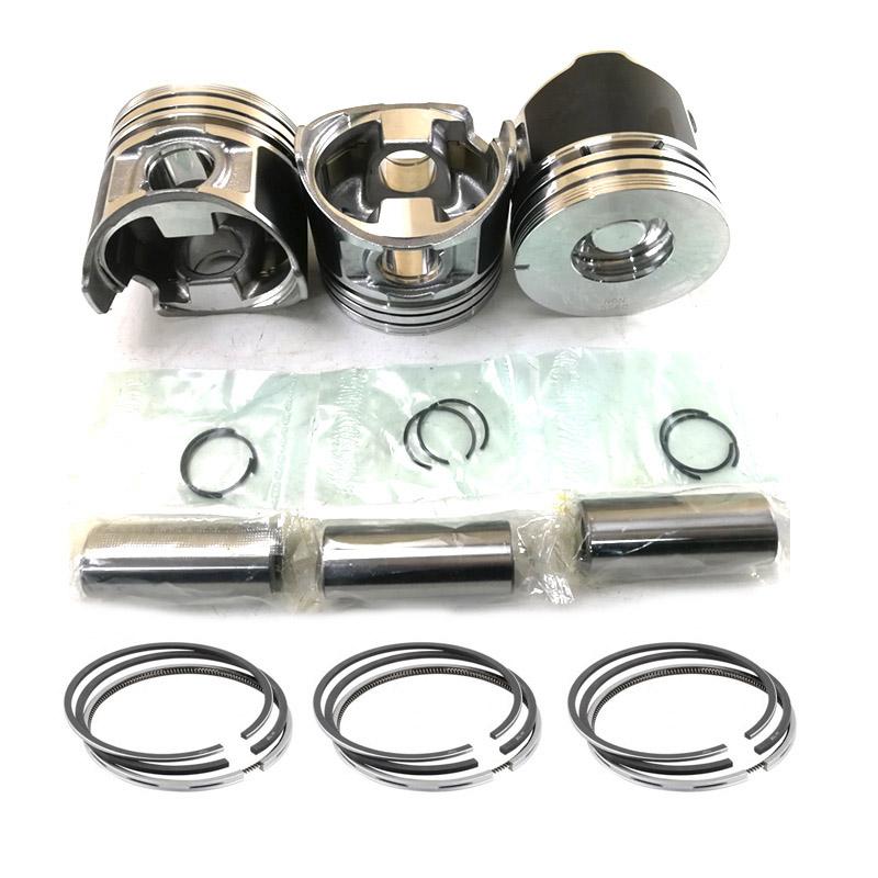 New 3 Sets STD Piston Kit With Ring For Mitsubishi K3E Engine 76MM