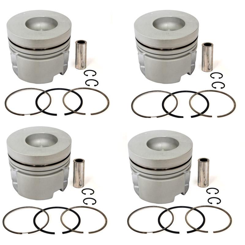 New 4 Sets STD Piston Kit With Ring 12010-0T302 For Nissan FD46 Engine 108MM