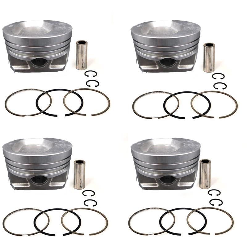 New 4 Sets STD Piston Kit With Ring 12010-FU420 For Nissan K21 Engine 89MM