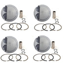 New 4 Sets STD Piston Kit With Ring 13101-11131 For Toyota 5EFEA Engine 74MM