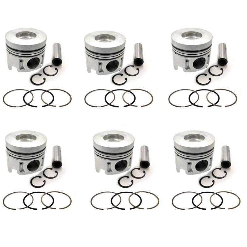 New 4 Sets STD Piston Kit With Ring 13306-1080 For Hino J05CT Engine 114MM