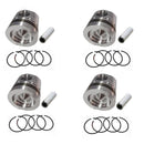 New 4 Sets STD Piston Kit With Ring 165-4262 For Caterpillar 3304 Engine 120.65MM