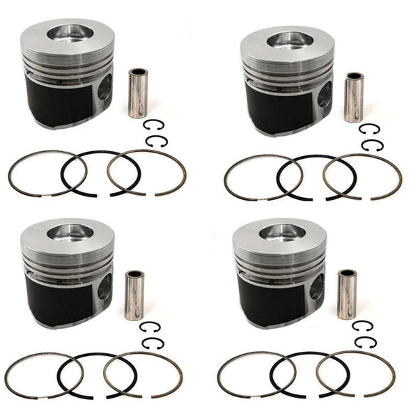 New 4 Sets STD Piston Kit With Ring MM438914 For Mitsubishi K4F Engine 78MM