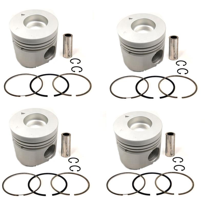 New 4 Sets STD Piston Kit With Ring 30A17-00190 For Mitsubishi K4F Engine 78MM