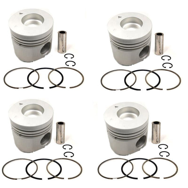 New 4 Sets STD Piston Kit With Ring 32A17-03100 For Mitsubishi S4S Engine 94MM