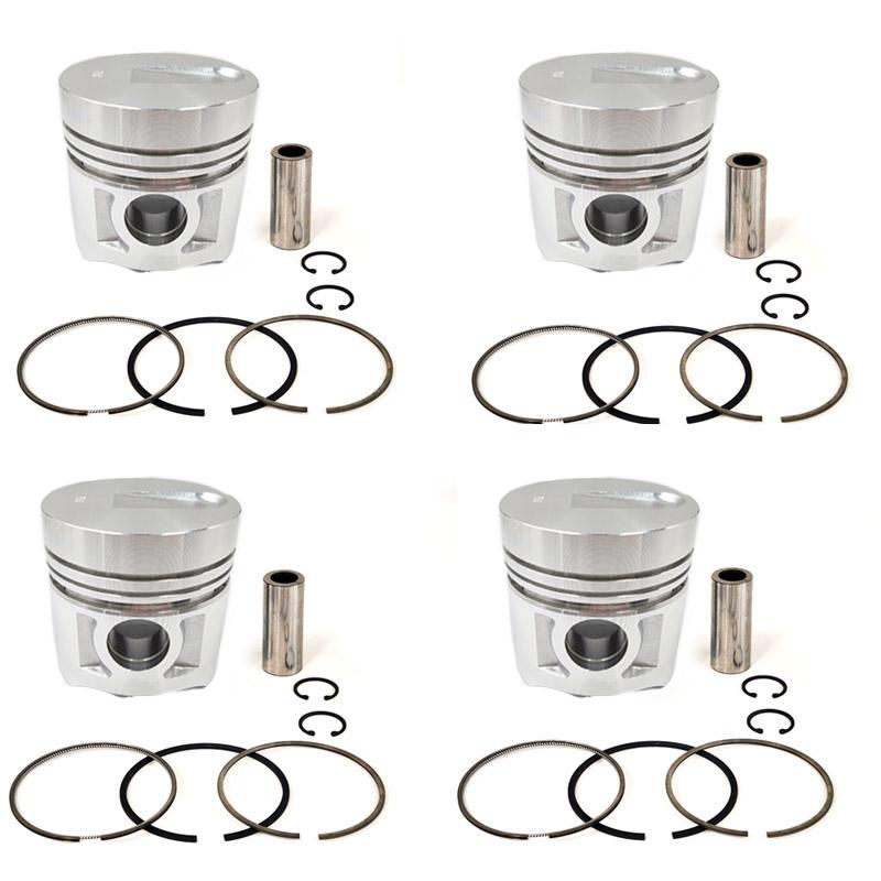 New 4 Sets STD Piston Kit With Ring 32A17-10100 For Mitsubishi S4S Engine 94MM