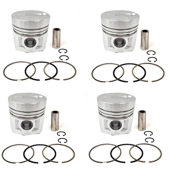 New 4 Sets STD Piston Kit With Ring 34417-04100 For Mitsubishi S4E Engine 94MM