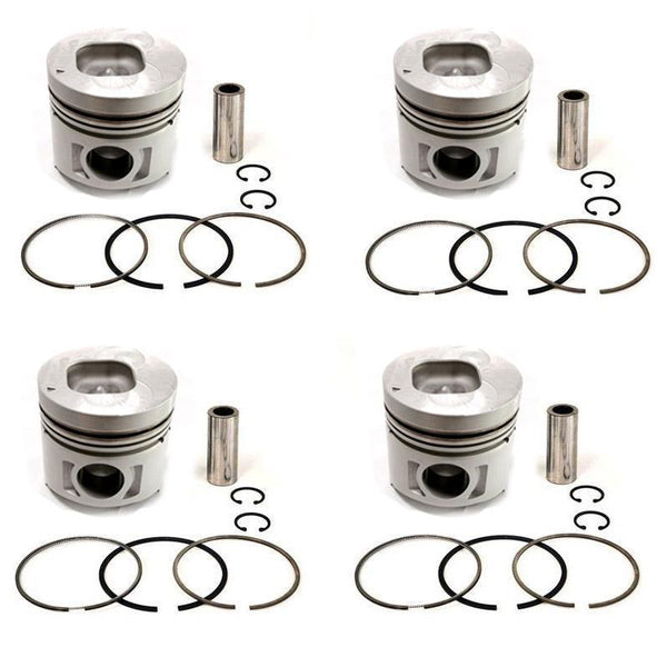 New 4 Sets STD Piston Kit With Ring 8-94169-765-0 For Isuzu 4BC2 Engine 102MM