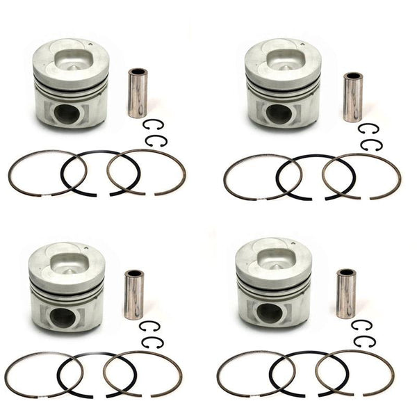 New 4 Sets STD Piston Kit With Ring 8-94438-989-1 For Isuzu 4BE1 Engine 105MM