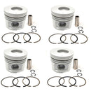 New 4 Sets STD Piston Kit With Ring 8-97095-585-1 For Isuzu 4HF1 Engine 112MM