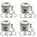 New 4 Sets STD Piston Kit With Ring 8-97183-666-0 For Isuzu 4HG1 Engine 115MM