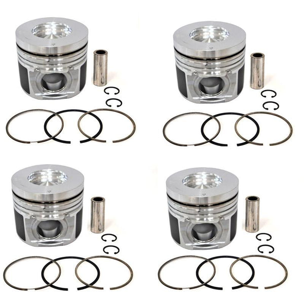 New 4 Sets STD Piston Kit With Ring 8-98041-062-0 For Isuzu 4HK1T Engine 115MM