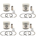 New 4 Sets STD Piston Kit With Ring ME012115 For Mitsubishi 4D30 Engine 100MM