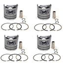 New 4 Sets STD Piston Kit With Ring ME201780 For Mitsubishi 4M40 Engine 95MM