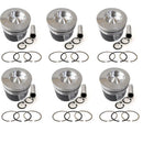 New 6 Sets STD Piston Kit With Ring 04285673 04501382 For Volvo D6E Engine 98MM