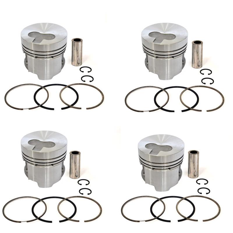 New 6 Sets STD Piston Kit With Ring 12010-6T000 For Nissan TD42 Engine 96MM