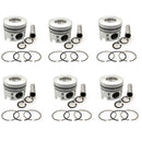 New 6 Sets STD Piston Kit With Ring 13216-2631 For Hino J07C J08C Engine 114MM