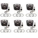 New 6 Sets STD Piston Kit With Ring 322-0329 265-1313 For Caterpillar C13 Engine 130MM