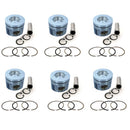 New 6 Sets STD Piston Kit With Ring S130A-E0100 For Hino J08E Engine 112MM