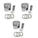 New Piston Set 15261-21110 STD 67mm for Kubota D722 Engine Z482