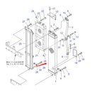 Oil Cooler 17M-03-45111 for Komatsu D275A-5 D275AX-5 Bulldozer