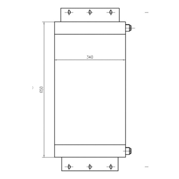 Oil Cooler 562-61-24910 for Komatsu HD785-5 HD465-2 330M HD985-5 HD985-3 HD785-3 Dump Trucks