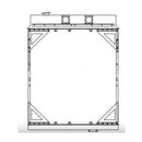 Water Radiator 7W2847 for Caterpillar CAT D9N Tractor