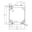Water Radiator Core 113-3636 for Caterpillar CAT 928G IT28G