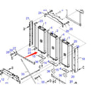 Water Tank Radiator 17A-03-51111 17A-03-52510 for Komatsu D155AX-7 Bulldozer