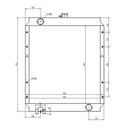 Water Tank Radiator 1968155 for Caterpillar CAT Excavator E311C