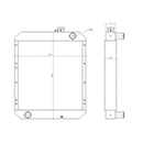 Water Tank Radiator 201-03-71111 For Komatsu PC60-7 PC70-7 PC60-7E Excavator