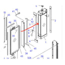 Water Tank Radiator 21K-03-71113 21K0371113 for Komatsu PC160-7 PC160LC-7
