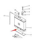 Water Tank Radiator 23A-03-11641 for Komatsu GD661A-1 Grader