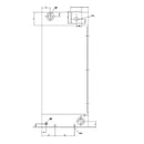 Water Tank Radiator for Hitachi Excavator FH90
