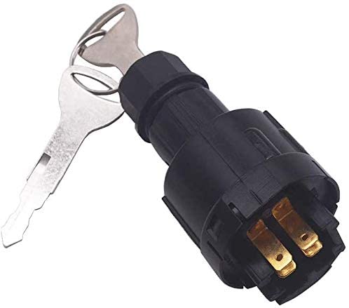 Ignition Switch with 2 Keys 57420-22000-71 57420-220001 57590-23332-71 Compatible with Toyota Forklift Truck