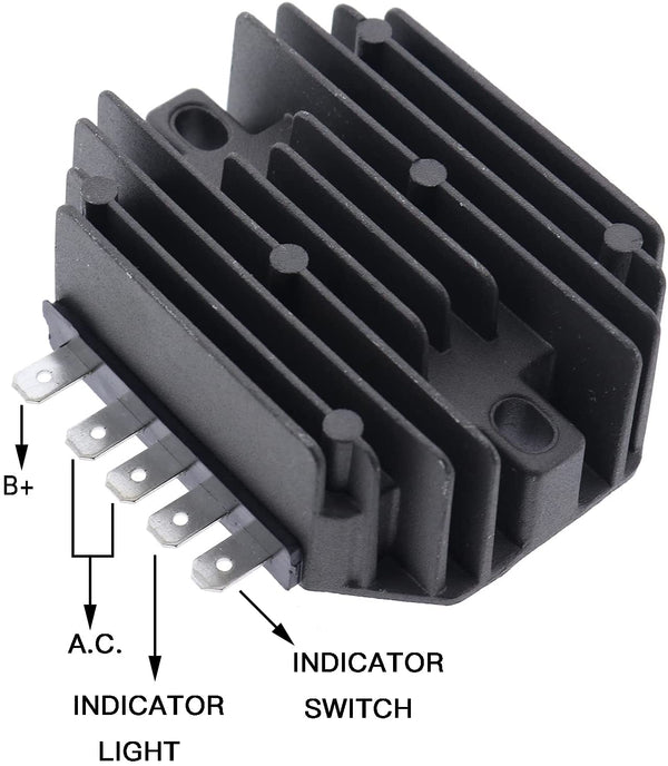 12V Voltage Regulator Rectifier Regulator AM880655 MIA881279 for John Deere F915 F912 670 770 790 870 970 990 1070 2243 415